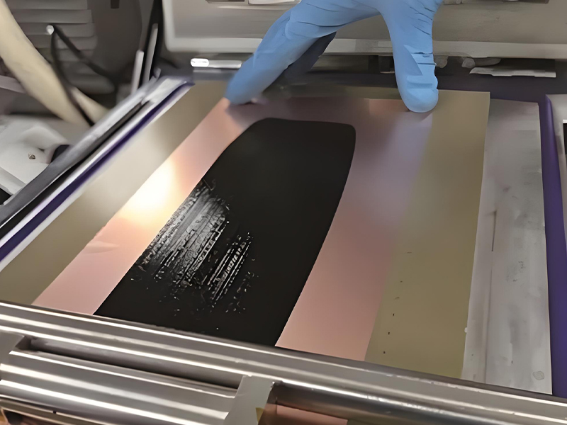 Lithium ion battery electrode rolling process showing rollers compressing battery material
